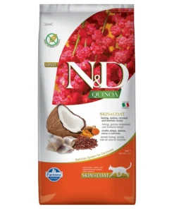 FARMINA N&D QUINOA SKIN&COAT ARENQUE para GATO