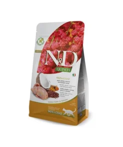 FARMINA N&D QUINOA SKIN&COAT CODORNIZ para GATO
