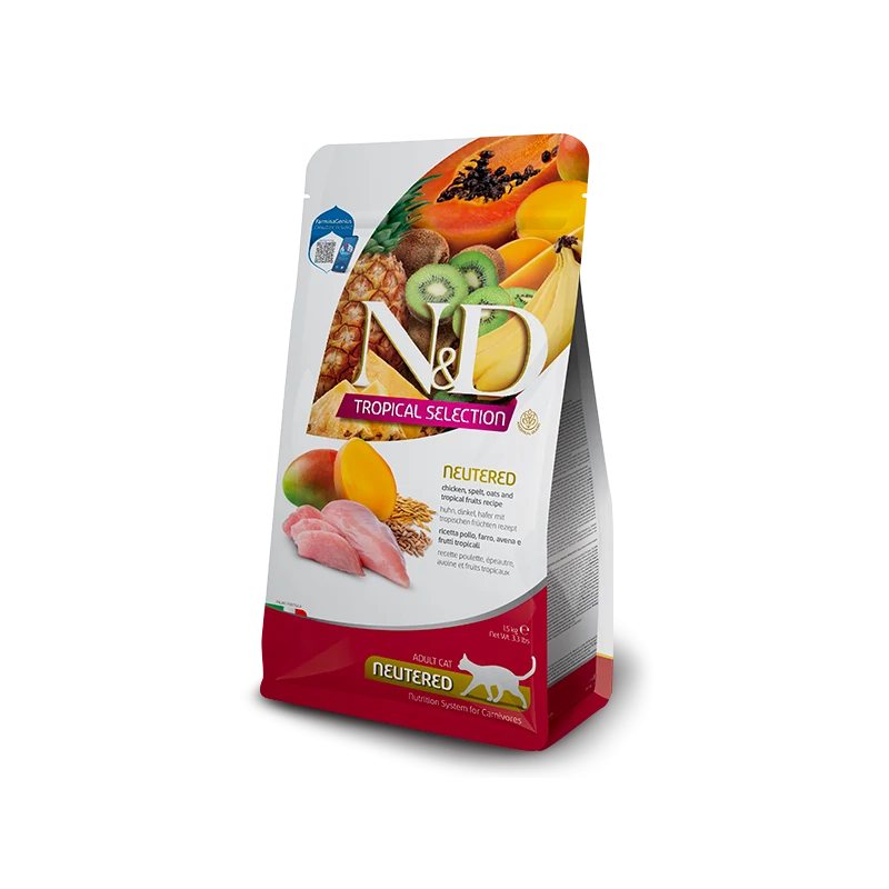 FARMINA N&D TROPICAL POLLO para GATO ESTERELIZADO