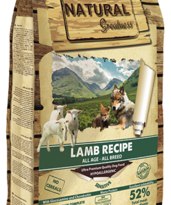 NATURAL GREATNESS SENSITIVE CORDERO PIENSO PARA PERROS