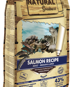 NATURAL GREATNESS RECETA SALMON MONOPROTEIC PIENSO PARA PERROS 10kg