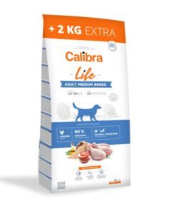 Calibra Life con Pollo para Perro Adulto Mediano 12+2kg