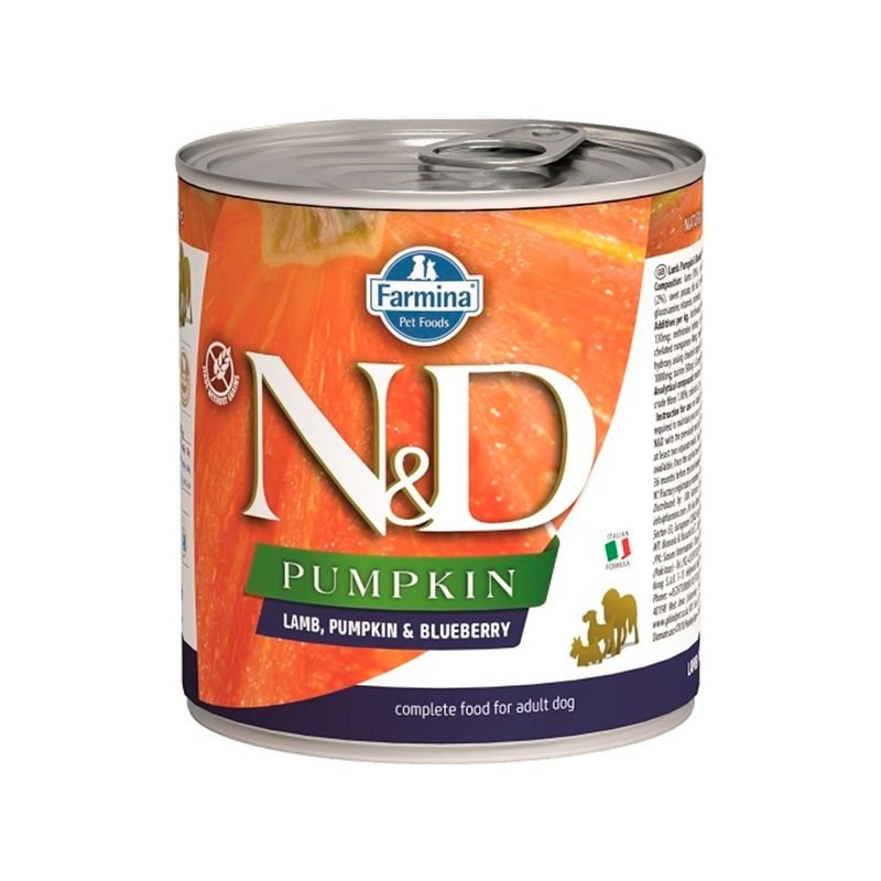 Farmina N&D Pumpkin Cordero Lata para Perros Adultos 285gr
