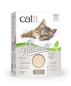 Catit Arena Natural Aglomerante de Cáscara de Guisante – sin aroma 5,6kg