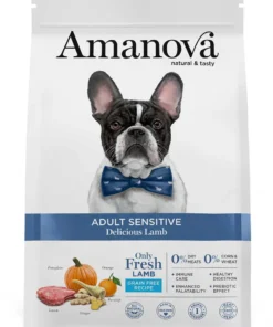 Amanova Delicious Lamb Pienso Monoprotéico con Cordero para Perro Adulto Sensitivo