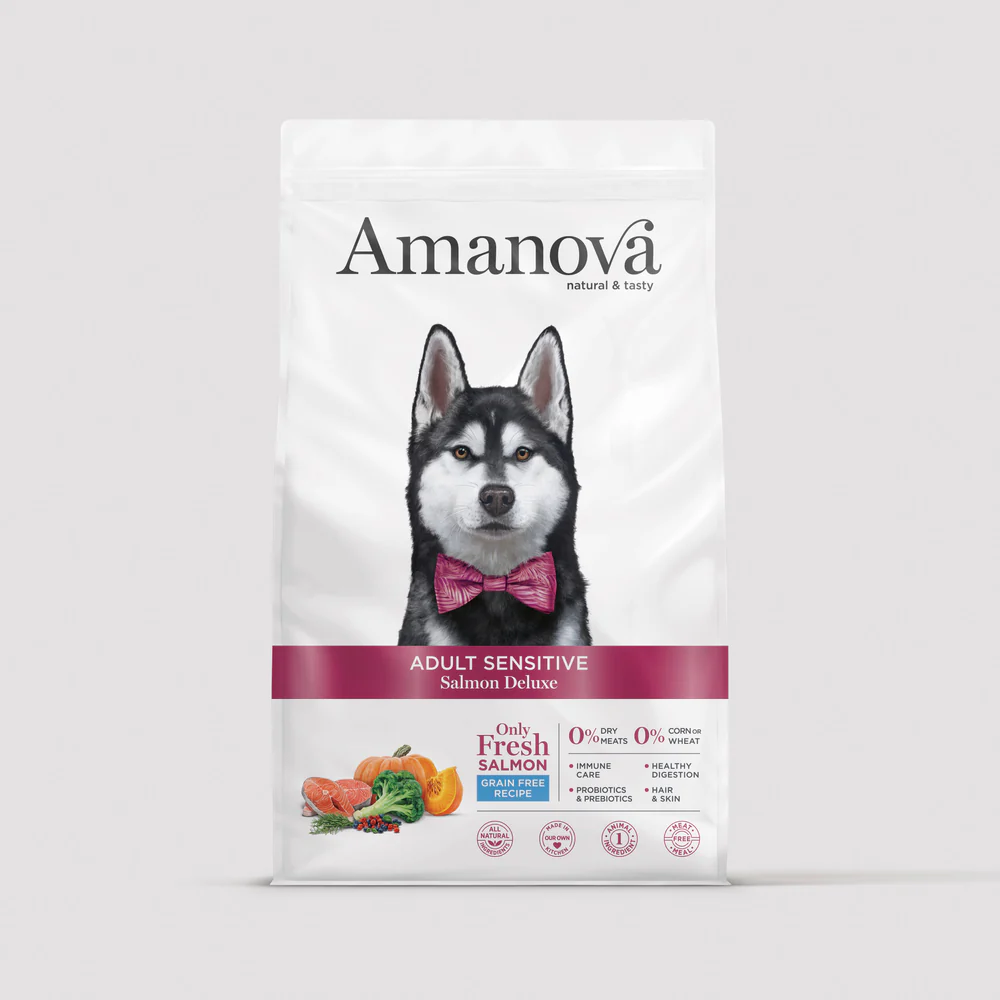 Amanova Salmon Delux Pienso Monoproteico para Perro Adulto Sensitivo