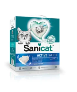 Sanicat Active White arena para gatos - sin perfume 10l