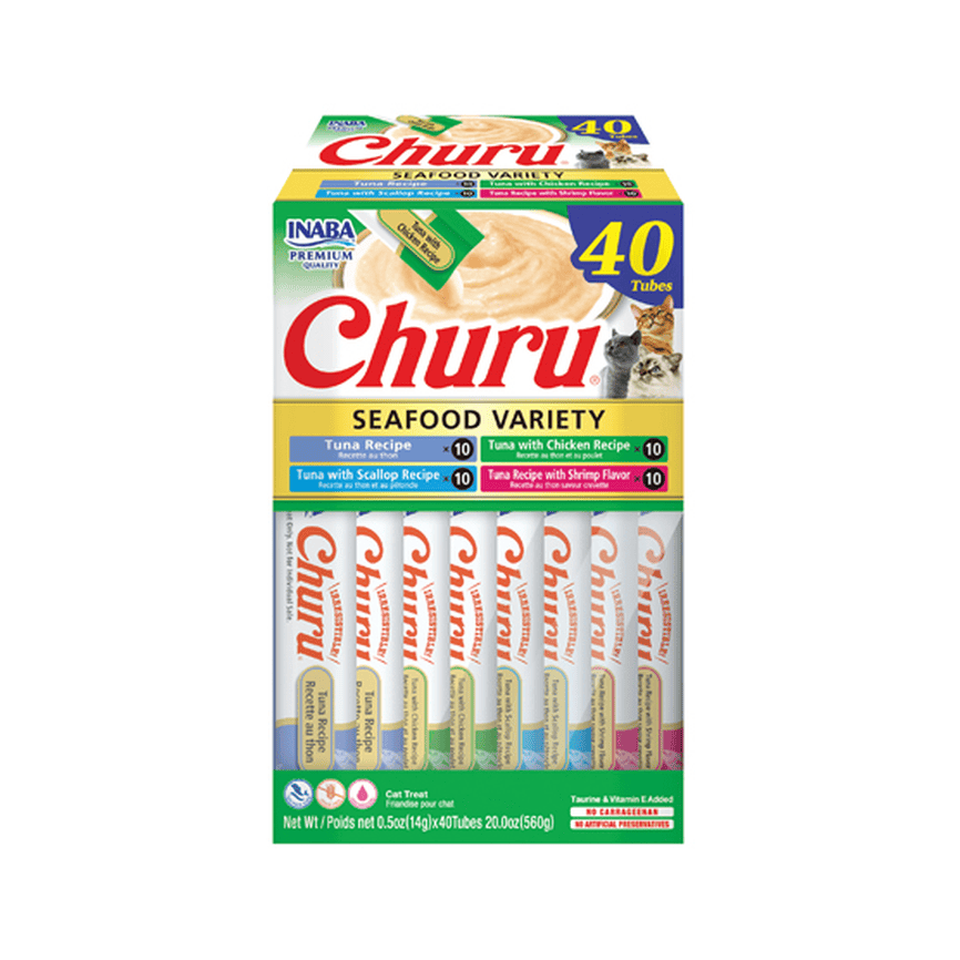 Churu Snack Sabores de Mariscos 40 unidades
