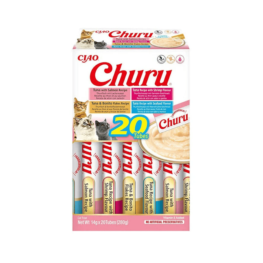 Churu Snack Sabores de Mariscos 20 unidades