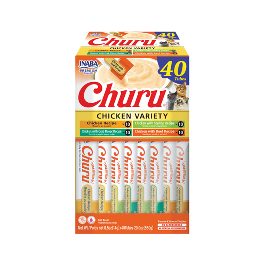 Churu Snack Sabores de Pollo 40 unidades