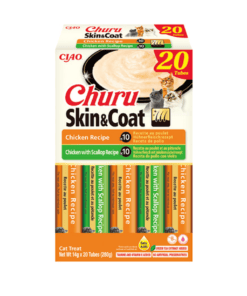 Churu Snack Skin&Coat Sabores de Pollo 20 unidades