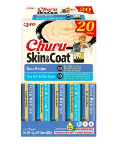Churu Snack Skin&Coat Sabores de Atún 20 unidades